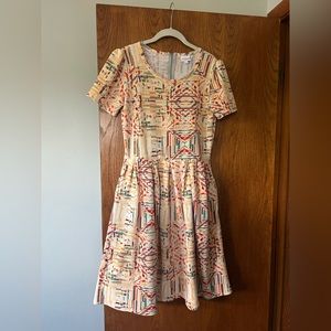 LuLaRoe Printed Dress